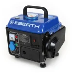 750 Watt Générateur électrique (2 CV Moteur à essence 2 temps, Refroidi à lair, 1x 230 V, 1x 12 V, Voltmètre) Groupe électrogène – Image 2